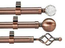 CURTAIN RODS - COPPER-  (2M)
