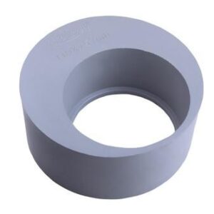 WASTE PVC REDUCER - AGRO - GREY- PLASTIC (1 1/2 X 1 1/4)