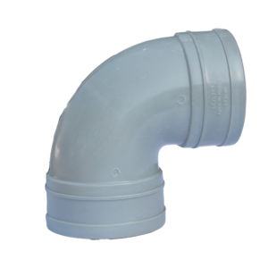 WASTE PVC BEND 90 - AGRO - GREY- PLASTIC (1 1/4")