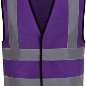 REFLECTOR JACKETS - HEAVY special - PURPLE-  (XXL)