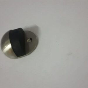 STAINLESS STEEL DOOR STOPPER - SMALL - ALUMINUM-  (Small)