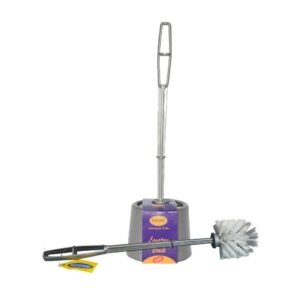 TOILET BRUSH WITH HOLDER - GREY-  (B3)