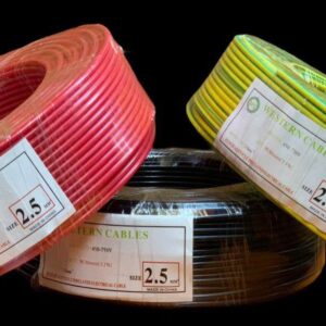 WESTERN CABLE 2.5MM SINGLE-pieces - BLACK-  (2.5MM)