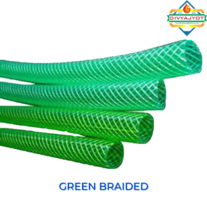 PVC PIPE - THREADED ( TAN-UK) - GREEN-  (3/4" X 25M)