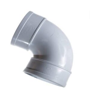 WASTE PVC BEND 90 - ( not branded ) - GREY-  (1 1/2")