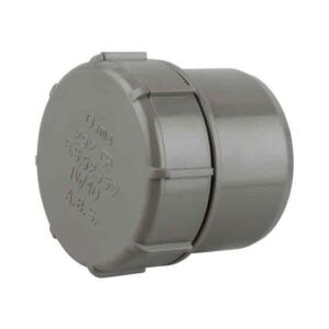 Krona - PVC WASTE PLUGS - GREY-  (1 1/2")